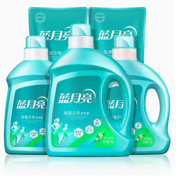 蓝月亮除菌洗衣液 瓶装袋装补充装去汗味促销套组正品包邮16斤