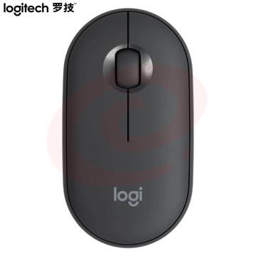 罗技（Logitech） Pebble 鼠标黑色 无线蓝牙静音鼠标 可选颜色