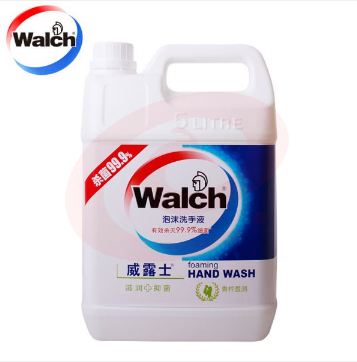   商品编号：20230000000000001046120 威露士(Walch) 5L 青柠盈润 泡沫洗手液 SKU：YDKJ01603