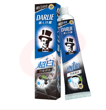 黑人 190g 超白竹炭 去渍深洁牙膏（48支一箱）