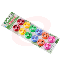 1100000764EA 亿裕 6012 笑脸卡通磁粒 3cm 彩色