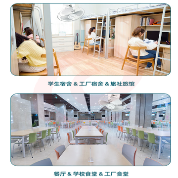 美的（Midea）“铝片扇叶”三叶飓风落地扇 FES45-20A 摇头风扇 学校宿舍楼教室 工业扇