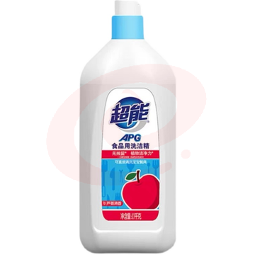 超能APG洗洁精1.1kg瓶  食品宝宝餐具芦荟清香无残洁净去油快