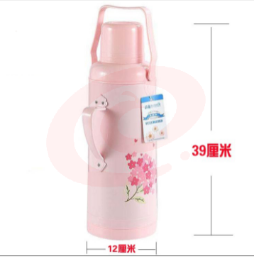 茶花（CHAHUA）保温瓶家用暖水瓶暖壶迷你玻璃内胆热水瓶学生暖瓶开水瓶塑料 