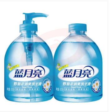 蓝月亮 野菊花洗手液 500g/瓶+500g瓶装补充液 厨房专用 去腥去油腻 