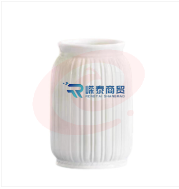 陶瓷花瓶客厅摆件植物插花瓶哑光白
