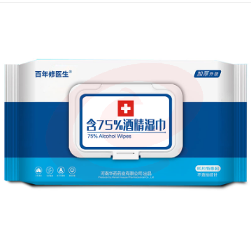 百年修医生 含75%酒精湿巾80片/包