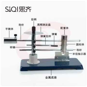 向心力实验器手动指针式匀速圆周运动计算向心力物理力学实验器材 SKU：YDKJ03049