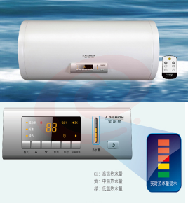 商用 A.O.史密斯 80升3倍增容速热 80升电热水器  可遥控大屏 金圭内胆储水式热水器 CEWH-80B5