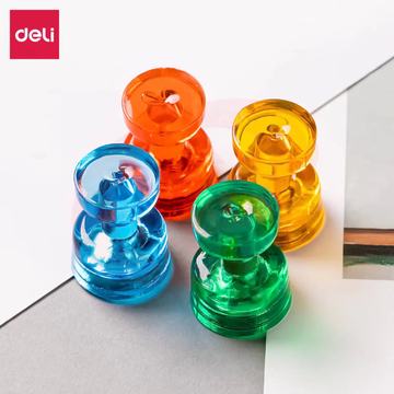 得力 17mm 强磁磁钉 4粒/卡 7821