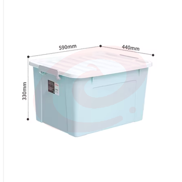 禧天龙收纳箱(无轮)65L\一个装595*440*330mm SKU：YDKJ04172