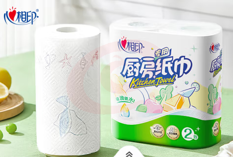 心相印厨房纸2卷+怡恩贝湿巾80抽*2包+威猛先生去油污1瓶