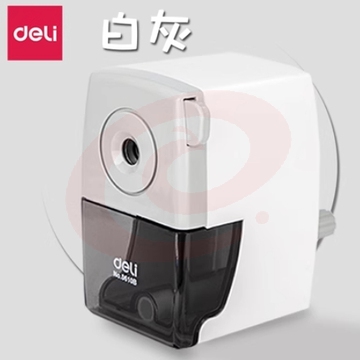 得力手摇削笔器学生儿童转笔刀多功能美术卷笔刀小型刨笔机削笔机