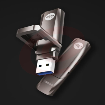 爱国者（aigo）128GB USB3.2 超极速固态U盘 U391 金属U盘 读速420MB/s 速度狂飙移动固态硬盘