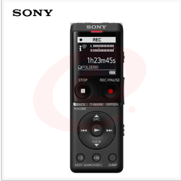 索尼（SONY）录音笔ICD-UX575F 16GB 黑色 智能降噪升级款 专业线性录音棒 商务学习采访支持内录