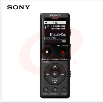 索尼（SONY）录音笔ICD-UX575F 16GB 黑色 智能降噪升级款 专业线性录音棒 商务学习采访支持内录 SKU：YDKJ05618