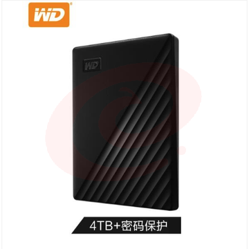 西部数据 WDBPKJ0040BBK 4TB USB3.0移动硬盘 2.5英寸 黑色(密码保护 自动备份)  SKU：YDKJ05593