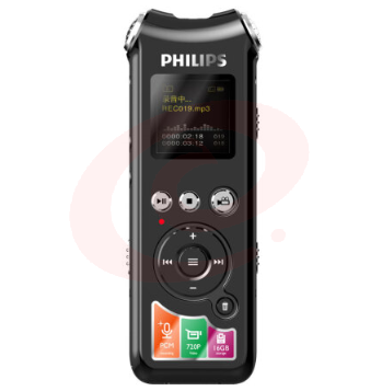 飞利浦（PHILIPS）VTR8010 16GB 执法取证 录音笔 720P高清录像摄像 SKU：YDKJ05610