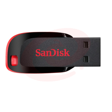 闪迪 (SanDisk)32GB USB2.0 U盘 CZ50酷刃 黑红色 SKU：YDKJ06124