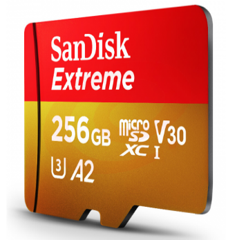 闪迪 SanDisk TF存储卡 SDSQXA1-256G-ZN6MA 256G U3 V30 C10 4K A2 至尊极速移动版 读速160MB/s 写速90MB/s SKU：YDKJ06075