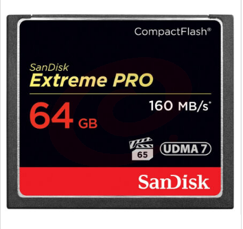闪迪（SANDISK）64GB 1067X 至尊超极速CF存储卡 读速160MB/S 64G