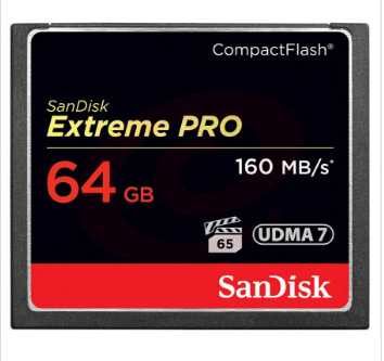 闪迪（SANDISK）64GB 1067X 至尊超极速CF存储卡 读速160MB/S 64G SKU：YDKJ06078