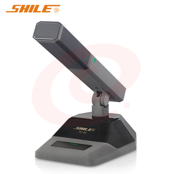 狮乐（SHILE）YE-02 会议有线话筒 电容心型指向桌面鹅颈麦克风