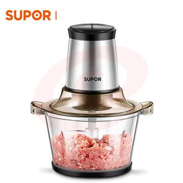 苏泊尔（SUPOR）JR05-300家用电动绞肉机  不锈钢多能料理机