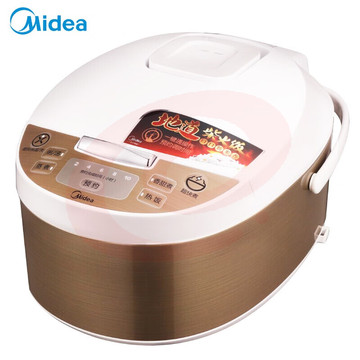 美的（Midea）电饭煲4L智能预约家用保温 黄晶内胆 10小时预约MB-FD4019A SKU：YDKJ06168