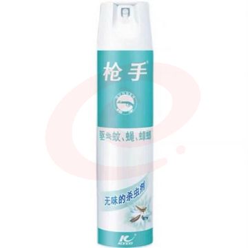 枪手杀虫气雾剂无味600毫升一瓶家用室驱杀掉蚊蝇蟑螂宿舍灭除蚊喷雾