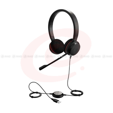 捷波朗 Jabra USB耳机 EVOLVE 20 STEREO (黑色) 高保真立体声