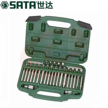 世达（SATA) 09327 42件8MM系列旋具头组套