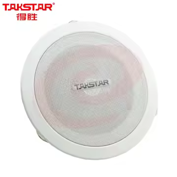 得胜（TAKSTAR）EBS-6C 天花吸顶喇叭 广播系统 安装方便背景音乐播放音响音箱
