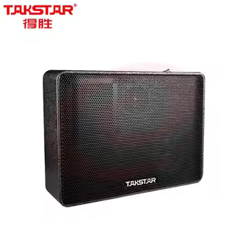 得胜（TAKSTAR）T6 薄型专业音箱 小型会议室教室背景音乐播放场合60W功率 电教音箱（对） 黑色