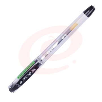 晨光 M＆G 拔帽极细防水双珠啫喱笔 K-39 0.7mm (黑色) 12支/盒 (替芯 MG-6128)