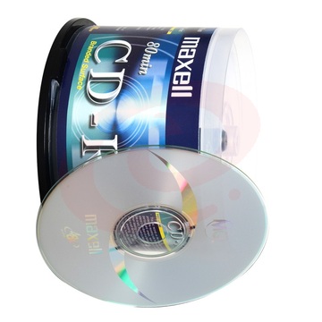 麦克赛尔 maxell 光盘 CD-R (银色) 50片/筒 (银盘) 48X 700MB