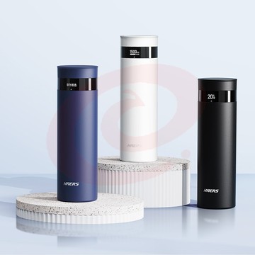 华为 智选哈尔斯智能保温杯440ML茶水分离 316不锈钢 黑色/蓝/白 三色可选