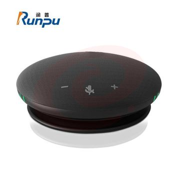 润普Runpu RP-M55B视频会议全向麦克风免驱无线((适合10-30㎡小型会议室 4米拾音)桌面扬声器