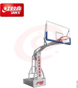 DHQJ1009红双喜电动液压篮球架 单支 红双喜体育器材 成人比赛篮球架 白色