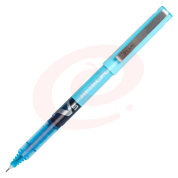 百乐 PILOT 拔帽式签字笔 BX-V5 0.5mm (浅蓝色) 12支/盒 SKU：YDKJ06543