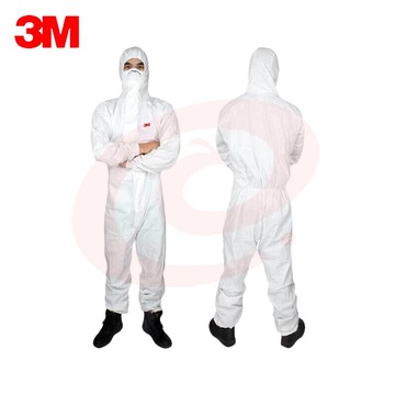 3M 防护服 4545 防尘防液体喷溅 带帽连体服 XL 1件套