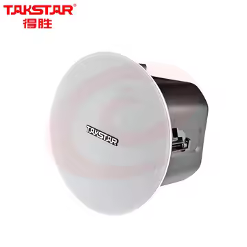 得胜（TAKSTAR）EBS-630A定阻定压吸顶喇叭 天花喇叭吊顶校园公共广播会议室商场咖啡厅客厅背景音乐喇叭