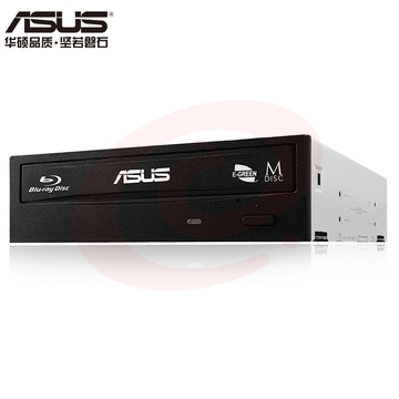 华硕(ASUS) 16倍速 SATA 蓝光刻录机 黑色(BW-16D1HT) SKU：YDKJ07237