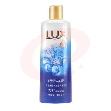 力士（LUX）400ml 闪亮冰爽 沐浴露 精油香氛沐浴乳 SKU：YDKJ07206