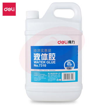 得力(deli)2L大桶装液体胶水  7310