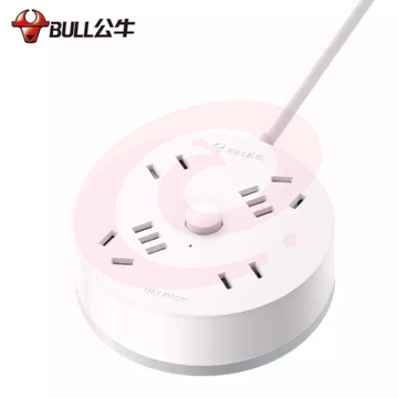 公牛（BULL）圆形插座 1.8米GN-R2220