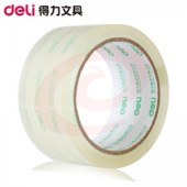 得力 30201 封箱胶带 48mm*40y*50um(6卷/筒) SKU：YDKJ07293