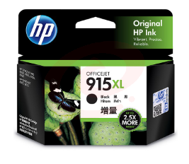 惠普(HP)原装915XL黑色墨盒适用OfficeJet Pro8018/8020打印机墨水3YM22AA(825页)