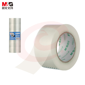 晨光(M&G)文具 透明封箱胶带打包胶带大胶布 60mm*150m*45um 6卷/筒 快递工厂仓库办公用品 AJDN7609