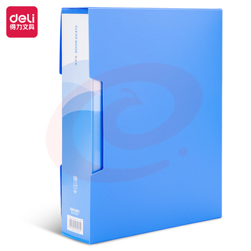 得力  5200_100页资料册(蓝)(本)GDSM